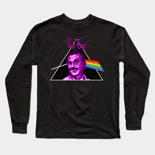 The Barber Pink Floyd Vintage Retro Long Sleeve T-Shirt by Jina Botak